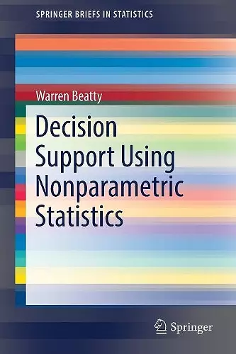 Decision Support Using Nonparametric Statistics cover