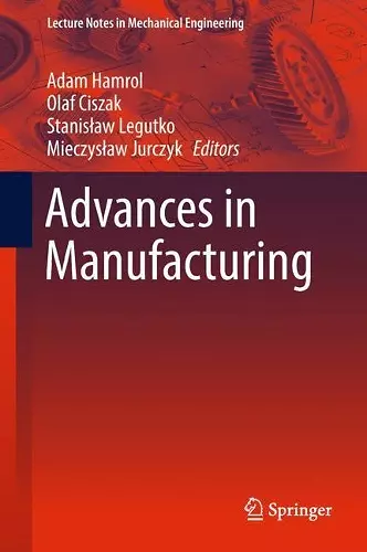 Advances in Manufacturing cover