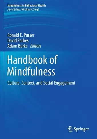 Handbook of Mindfulness cover
