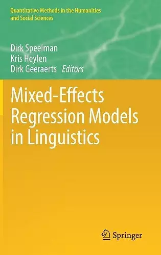 Mixed-Effects Regression Models in Linguistics cover