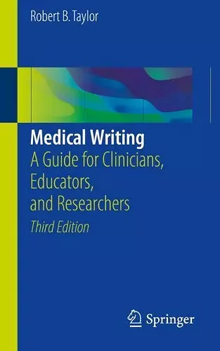 Medical Writing cover