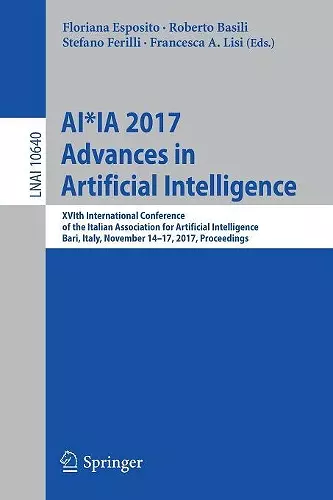 AI*IA 2017 Advances in Artificial Intelligence cover
