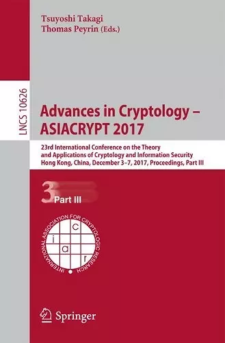 Advances in Cryptology – ASIACRYPT 2017 cover