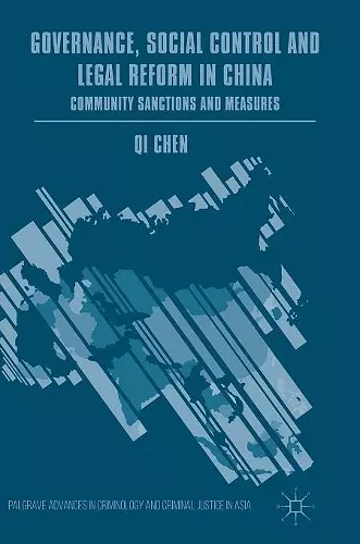Governance, Social Control and Legal Reform in China cover