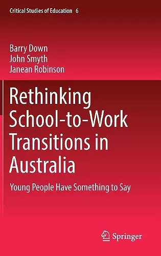 Rethinking School-to-Work Transitions in Australia cover