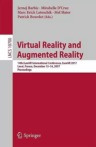 Virtual Reality and Augmented Reality cover