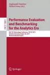 Performance Evaluation and Benchmarking for the Analytics Era cover