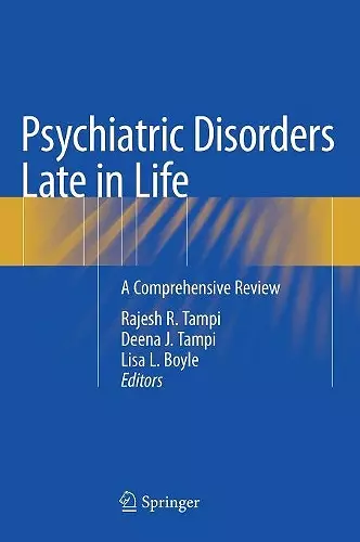 Psychiatric Disorders Late in Life cover