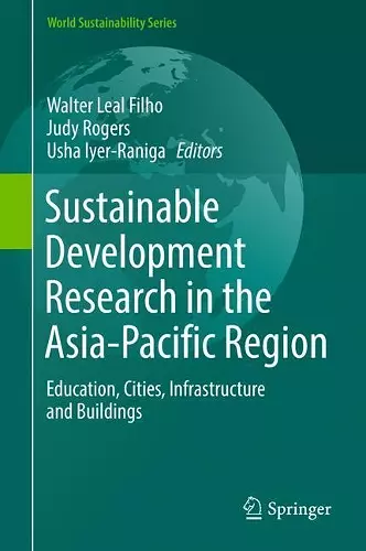 Sustainable Development Research in the Asia-Pacific Region cover