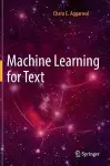 Machine Learning for Text cover