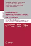 On the Move to Meaningful Internet Systems. OTM 2017 Workshops cover