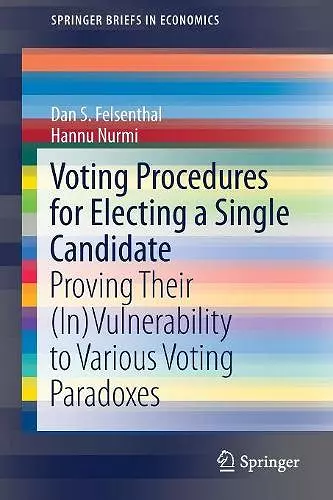 Voting Procedures for Electing a Single Candidate cover