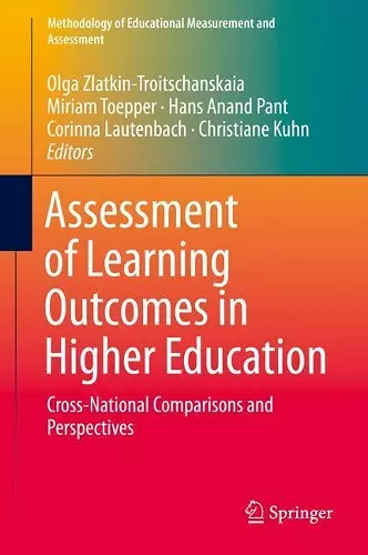 Assessment of Learning Outcomes in Higher Education cover