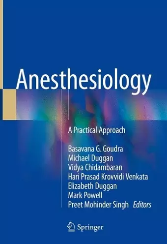 Anesthesiology cover