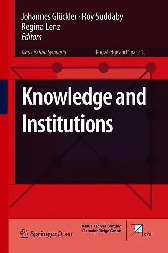 Knowledge and Institutions cover