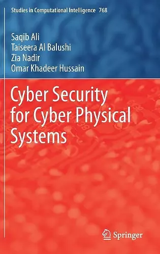 Cyber Security for Cyber Physical Systems cover