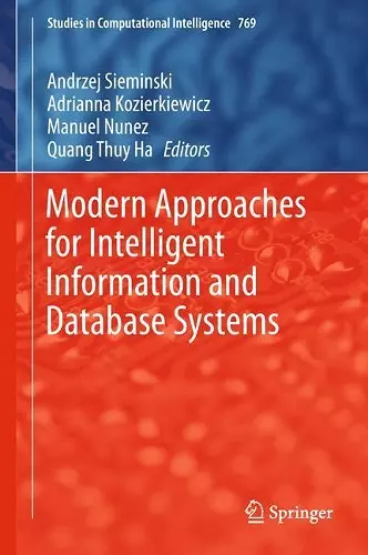Modern Approaches for Intelligent Information and Database Systems cover