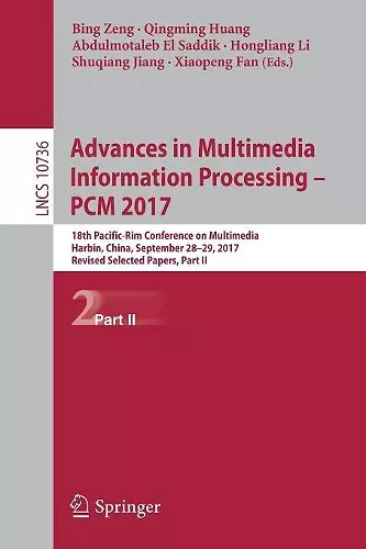 Advances in Multimedia Information Processing – PCM 2017 cover