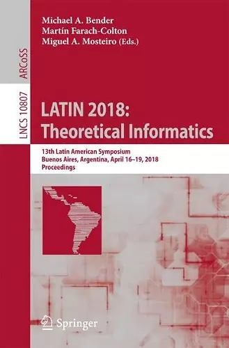 LATIN 2018: Theoretical Informatics cover