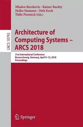 Architecture of Computing Systems – ARCS 2018 cover