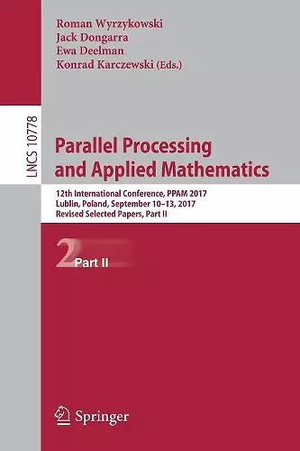 Parallel Processing and Applied Mathematics cover