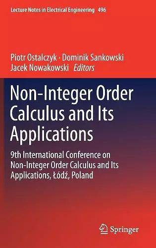 Non-Integer Order Calculus and its Applications cover