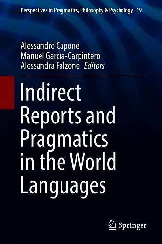 Indirect Reports and Pragmatics in the World Languages cover