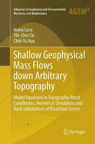 Shallow Geophysical Mass Flows down Arbitrary Topography cover