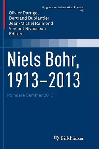 Niels Bohr, 1913-2013 cover