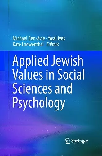 Applied Jewish Values in Social Sciences and Psychology cover