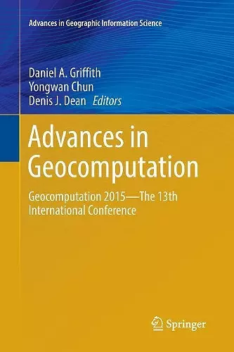 Advances in Geocomputation cover