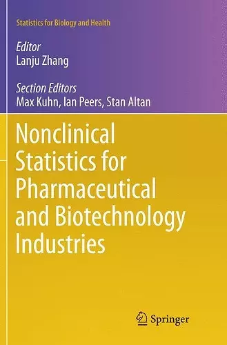 Nonclinical Statistics for Pharmaceutical and Biotechnology Industries cover