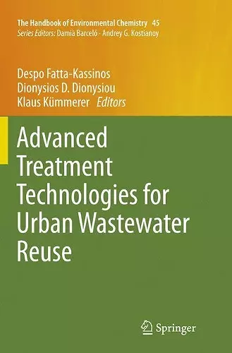 Advanced Treatment Technologies for Urban Wastewater Reuse cover