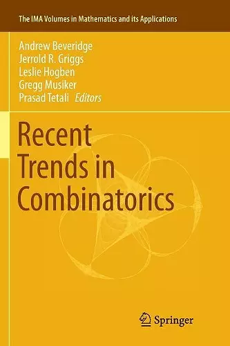 Recent Trends in Combinatorics cover