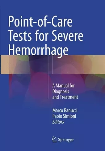 Point-of-Care Tests for Severe Hemorrhage cover