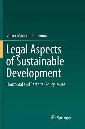 Legal Aspects of Sustainable Development cover