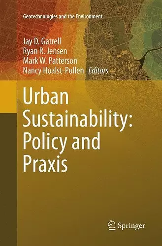 Urban Sustainability: Policy and Praxis cover