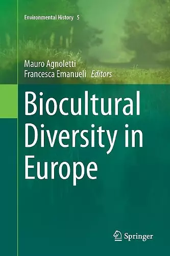 Biocultural Diversity in Europe cover