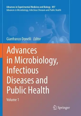 Advances in Microbiology, Infectious Diseases and Public Health cover