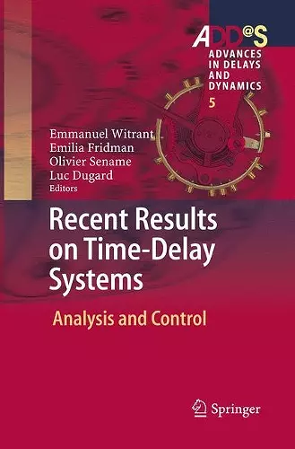 Recent Results on Time-Delay Systems cover