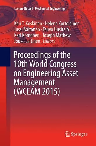 Proceedings of the 10th World Congress on Engineering Asset Management (WCEAM 2015) cover