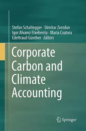 Corporate Carbon and Climate Accounting cover