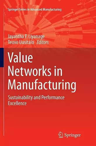 Value Networks in Manufacturing cover