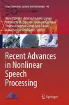 Recent Advances in Nonlinear Speech Processing cover