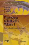 Proceedings of ELM-2015 Volume 2 cover