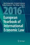 European Yearbook of International Economic Law 2016 cover
