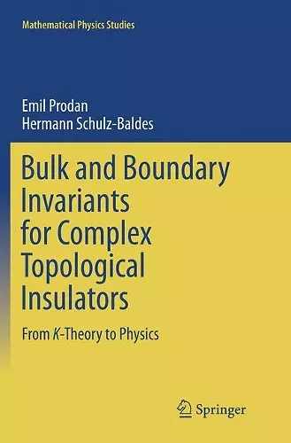 Bulk and Boundary Invariants for Complex Topological Insulators cover