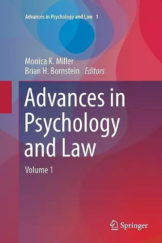 Advances in Psychology and Law cover