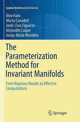 The Parameterization Method for Invariant Manifolds cover
