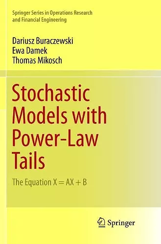 Stochastic Models with Power-Law Tails cover